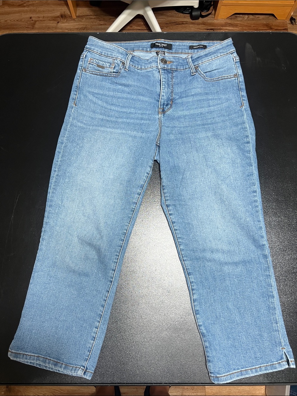 Nine West capri Light Blue Cropped Jeans